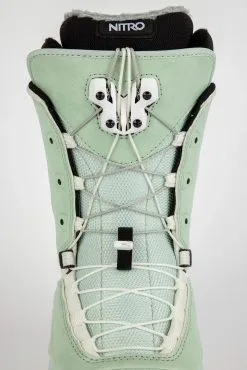 NITRO Crown TLS Ladies Snowboard Boots -Ski Pants Shop 848643 003 crown tls mint white 3