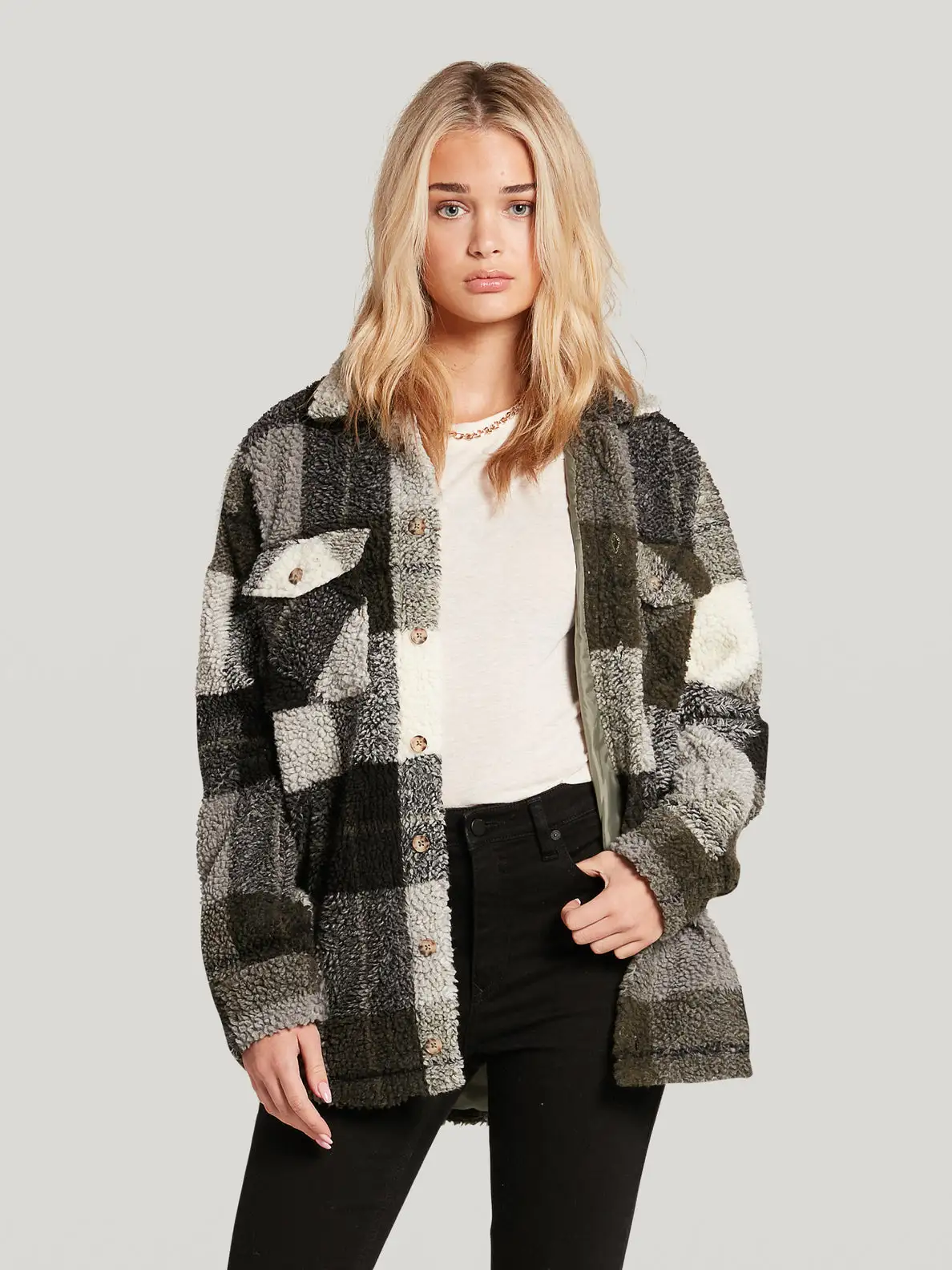 Volcom Silent Sherpa Laid Jacket 3 Volcom Silent Sherpa Laid Jacket