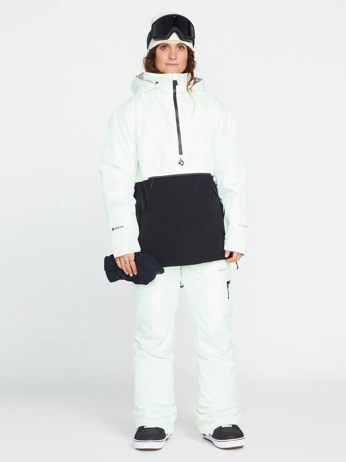 Volcom Womens Fern Insulated Gore-Tex Pullover - Ice Green 14 Volcom Womens Fern Insulated Gore-Tex Pullover - Ice Green - Image 12