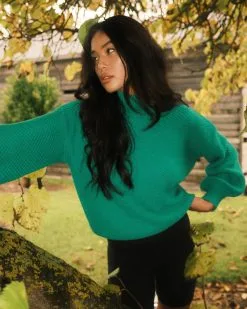 Rusty Marlow Chunky Knit -Ski Pants Shop MARLOWCHUNKYKNITGREEN