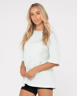 Rusty Essentials Back Oversized Tee -Ski Pants Shop N22 TTL1244 SRF 3