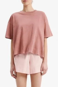 Nude Lucy Kai Washed Tee -Ski Pants Shop NL NU24599 HENNA 004