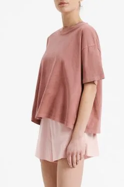 Nude Lucy Kai Washed Tee -Ski Pants Shop NL NU24599 HENNA 006