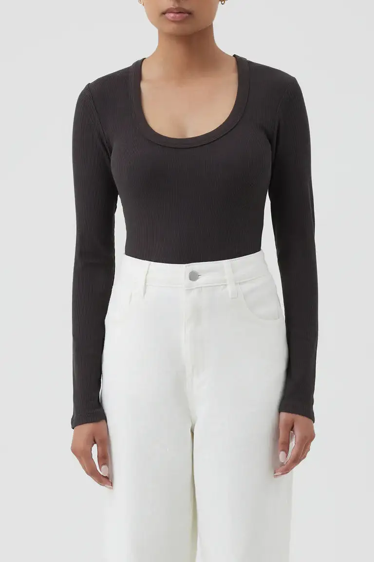 Nude Lucy MONROE ORGANIC LS SCOOP TEE 8 Nude Lucy MONROE ORGANIC LS SCOOP TEE - Image 6