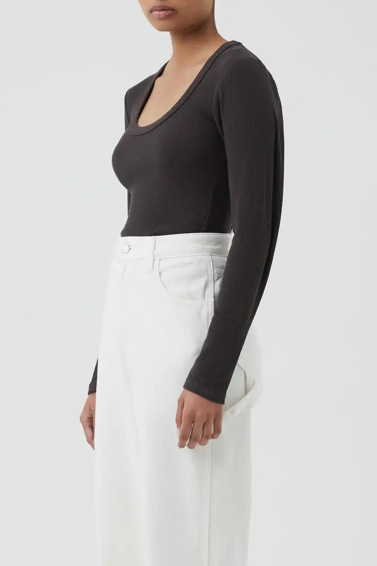 Nude Lucy MONROE ORGANIC LS SCOOP TEE 9 Nude Lucy MONROE ORGANIC LS SCOOP TEE - Image 7