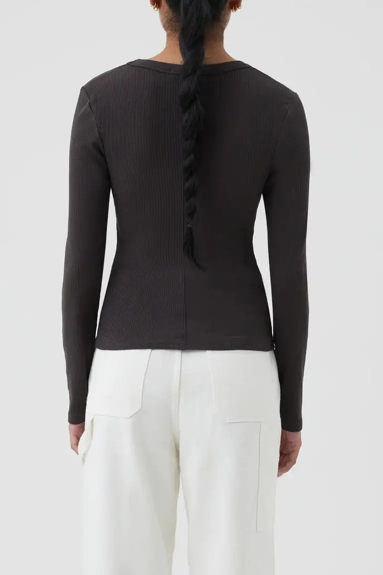 Nude Lucy MONROE ORGANIC LS SCOOP TEE 10 Nude Lucy MONROE ORGANIC LS SCOOP TEE - Image 8