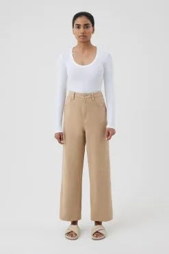 Nude Lucy MONROE ORGANIC LS SCOOP TEE