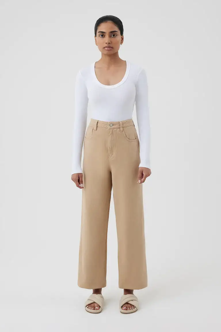 Nude Lucy MONROE ORGANIC LS SCOOP TEE 3 Nude Lucy MONROE ORGANIC LS SCOOP TEE