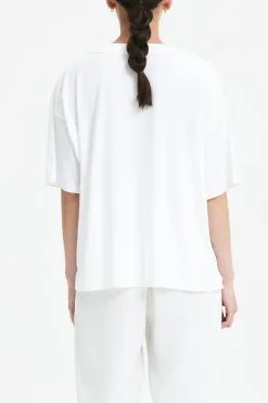 Nude Lucy Nude. Washed Tee -Ski Pants Shop NU24728 WHITE 009