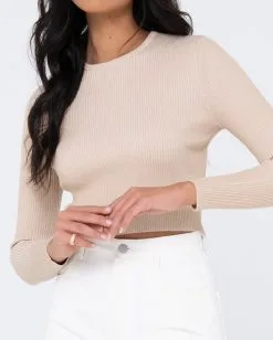 Rusty Solace Long Sleeve Knitted Top -Ski Pants Shop W23 MWL0252 OMK 4