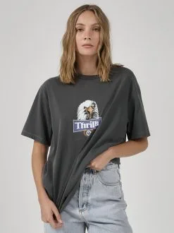 Thrills Rise Above Merch Tee - Merch Black -Ski Pants Shop WTS22 106BM3