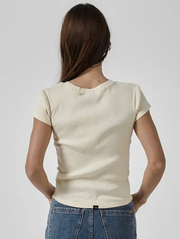 Thrills Between Two Thorns Cap Sleeve Tee - Sunlight 4 Thrills Between Two Thorns Cap Sleeve Tee - Sunlight - Image 2