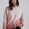 Afends Gretal - Hemp Oversized Crew Neck 2 Afends Gretal - Hemp Oversized Crew Neck -Ski Pants Shop afends gretal hemp oversized crew neck ash pink dip dye ash pink dip dye 1