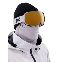 Anon M2 MFI Snow Goggle -Ski Pants Shop anon m2 mfi goggle 2023 warm grey perceive sunny bronze lens 4