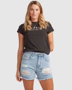 Billabong Serenity Short Sleeve T-Shirt -Ski Pants Shop billabong serenity short sleeve t shirt off black 1