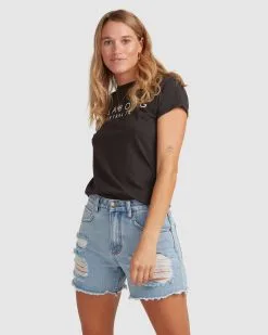 Billabong Serenity Short Sleeve T-Shirt -Ski Pants Shop billabong serenity short sleeve t shirt off black 2