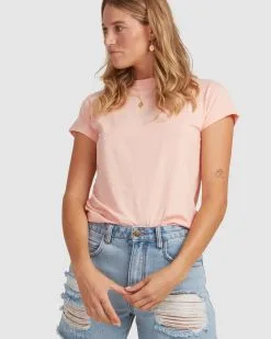 Billabong Serenity Short Sleeve T-Shirt -Ski Pants Shop billabong serenity short sleeve t shirt peachy haze 6