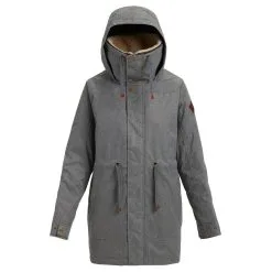 Burton Hazelton Snowboard Jacket -Ski Pants Shop burton hazelton snowboard jacket 2019 shade heather 1