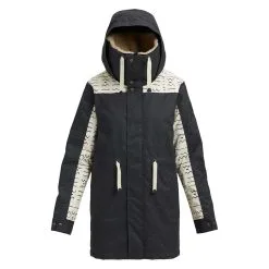 Burton Hazelton Snowboard Jacket -Ski Pants Shop burton hazelton snowboard jacket 2019 true black canvas bgo 1