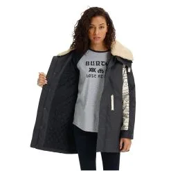 Burton Hazelton Snowboard Jacket -Ski Pants Shop burton hazelton snowboard jacket 2019 true black canvas bgo 3