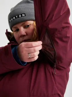 Burton Jet Set Snowboard Jacket 2022 -Ski Pants Shop burton jet set jacket 2022 port royal heather 7