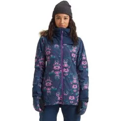 Burton Lelah Snowboard Jacket 2020 -Ski Pants Shop burton lelah snowboard jacket 2020 dress blue stylus dress blue heather 2