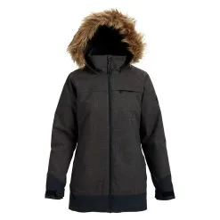 Burton Lelah Snowboard Jacket 2020 -Ski Pants Shop burton lelah snowboard jacket 2020 heather true black true black 1