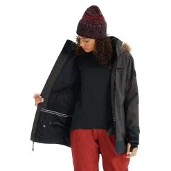 Burton Lelah Snowboard Jacket 2020 -Ski Pants Shop burton lelah snowboard jacket 2020 heather true black true black 2