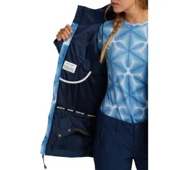Burton Lelah Snowboard Jacket 2021 -Ski Pants Shop burton lelah snowboard jacket 2021 blue dailola shibori dress blue 7