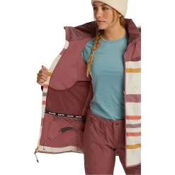 Burton Lelah Snowboard Jacket 2021 -Ski Pants Shop burton lelah snowboard jacket 2021 rose brown 4