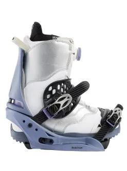 Burton Lexa X EST Ladies Snowboard Bindings 2022 -Ski Pants Shop burton lexa x est snowboard bindings 2022 blue gray 5