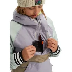 Burton Loyle Anorak Snowboard Jacket -Ski Pants Shop burton loyle anorak snowboard jacket 2020 aqua gray lilac gray timber wolf sunny lime 4