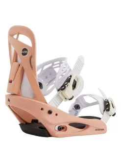 Burton Scribe Re:Flex Ladies Snowboard Bindings 2022 -Ski Pants Shop burton scribe re flex snowboard binding 2022 coral 1