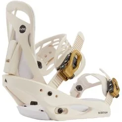Burton Scribe Ladies Snowboard Bindings 2021 -Ski Pants Shop burton scribe snowboard binding 2021 cream 1