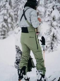 Burton Women's [ak] Kimmy GORE-TEX 2L Bib Pants 2023 -Ski Pants Shop burton women s burton ak kimmy gore tex 2l bib pants hedge green 3