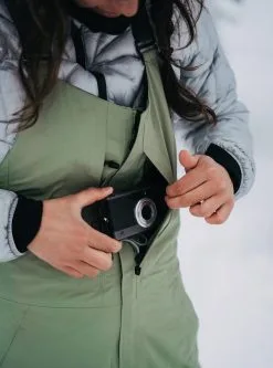 Burton Women's [ak] Kimmy GORE-TEX 2L Bib Pants 2023 -Ski Pants Shop burton women s burton ak kimmy gore tex 2l bib pants hedge green 4