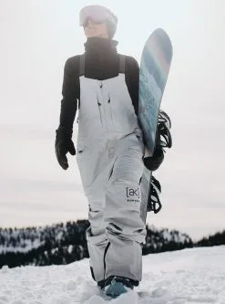 Burton Women's [ak] Kimmy GORE-TEX 3L Stretch Bib Pants 2023 -Ski Pants Shop burton women s burton ak kimmy gore tex 3l stretch bib pants gray cloud 8
