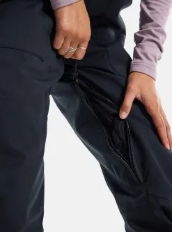 Burton Women's Avalon 2L Bib Pants -Ski Pants Shop burton women s burton avalon 2l bib pants true black 5