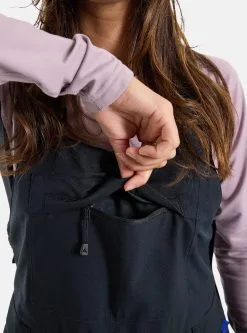 Burton Women's Avalon 2L Bib Pants -Ski Pants Shop burton women s burton avalon 2l bib pants true black 8