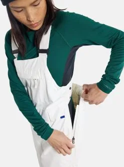 Burton Women's Avalon GORE-TEX 2L Bib Pants -Ski Pants Shop burton women s burton avalon gore tex 2l bib pants stout white 6