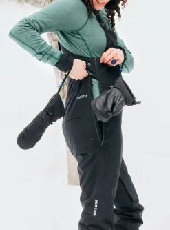 Burton Women's Avalon GORE-TEX 2L Bib Pants -Ski Pants Shop burton women s burton avalon gore tex 2l bib pants true black 4