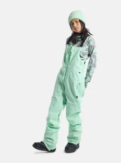 Burton Women's Reserve Stretch 2L Bib Pants -Ski Pants Shop burton women s burton reserve stretch 2l bib pants jewel green 2