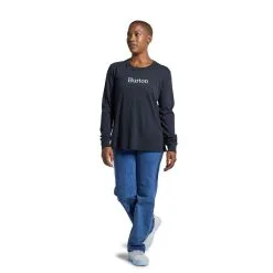Burton Women's Story Board Long Sleeve T-Shirt -Ski Pants Shop burton womens storyboard l s t shirt black 3