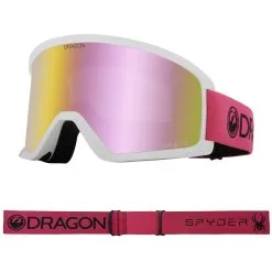 Dragon DX3 OTG Asian Fit Snow Goggles -Ski Pants Shop dragon dx3 otg asian fit snow goggles 2023 cerise lumalens pink ion 1