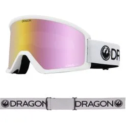 Dragon DX3 OTG Snow Goggles -Ski Pants Shop dragon dx3 otg snow goggles 2023 white lumalens pink ion 1