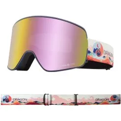 Dragon NFX2 Asian Fit Snow Goggles -Ski Pants Shop dragon nfx2 asian fit snow goggles 2023 kimmy fasani signature lumalens pink ion w lumalens dark smoke 1