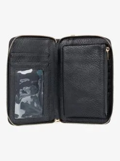 Roxy Back In Brooklyn All Around Zipper Wallet -Ski Pants Shop erjaa04143 roxy p kvj0 frt2