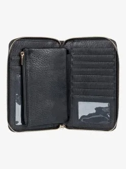 Roxy Back In Brooklyn All Around Zipper Wallet -Ski Pants Shop erjaa04143 roxy p kvj0 frt3