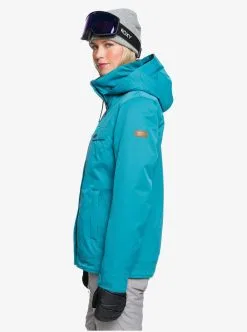 Roxy Womens Billie Snow Jacket -Ski Pants Shop erjtj03283 billiejk w brv0 frt2