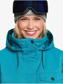 Roxy Womens Billie Snow Jacket -Ski Pants Shop erjtj03283 billiejk w brv0 frt3